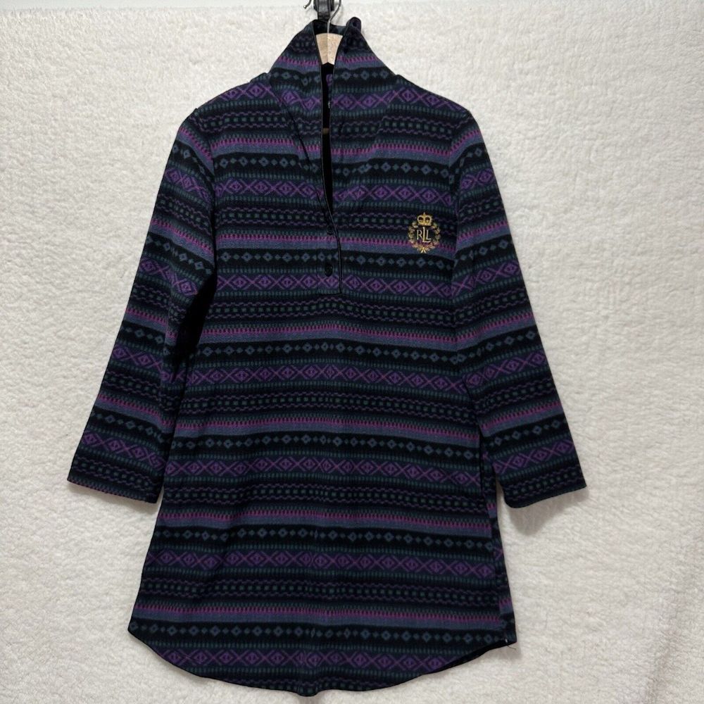 Lauren Ralph Lauren Women's Multicolor Sleepshirt Fairisle Size S, M?